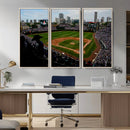 Chicago Cubs Baseball Team Print - Wrigley Field Stadium