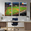 Angel Stadium Aerial Canvas Print – Los Angeles Angels