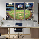 Citi Field Wall Art Print | 3-Panel New York Mets Baseball