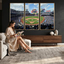 New York Mets Baseball Team Print - Citi Field Stadium Wall