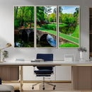 Augusta National Golf Club Wall Art - Panoramic Bridge & by MyGreatCanvas | Canvas Wall Art Prints | Photo Prints & Wall Decor