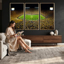 Stadium in Michigan Wall Art Canvas Print, Framed American