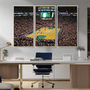 TD Garden Basketball Canvas Wall Art - Boston Celtics Live by MyGreatCanvas | Canvas Wall Art Prints | Photo Prints & Wall Decor
