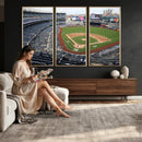 New York Yankees Baseball Team Print - Yankee Stadium Wall