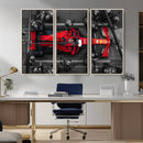 Ferrari Pit Stop Canvas Wall Art – Precision and Speed