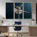 Ballet Dancer Wall Art – Framed Graceful Pose Canvas by MyGreatCanvas | Canvas Wall Art Prints | Photo Prints & Wall Decor