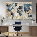 World Map Canvas Print – Framed Wall Art for Couples, by MyGreatCanvas | Canvas Wall Art Prints | Photo Prints & Wall Decor