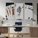 Poker Wall Art - Playing Cards Canvas Wall Art Print - Ace by MyGreatCanvas | Canvas Wall Art Prints | Photo Prints & Wall Decor