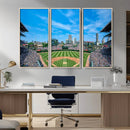 Wrigley Field Chicago Cubs Panoramic Art Multi-Piece Canvas by MyGreatCanvas | Canvas Wall Art Prints | Photo Prints & Wall Decor