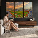 Chicago Wrigley Field Wall Art Canvas Print – Iconic