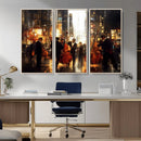 Abstract Jazz Art Wall Art Canvas Print – Colorful Musical