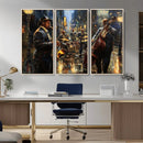 Jazz Canvas Wall Art Print – Abstract African American Music