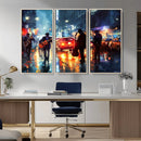 African American Jazz Canvas Wall Art Print – Abstract Music