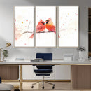 Cardinal Bird Canvas Wall Art - Male and Female Cardinal by MyGreatCanvas | Canvas Wall Art Prints | Photo Prints & Wall Decor