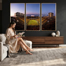 Iowa Hawkeyes Kinnick Stadium Wall Art Canvas Print, Framed