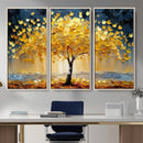 Golden Tree Wall Art – Framed Autumn Leaves Canvas Artwork, by MyGreatCanvas | Canvas Wall Art Prints | Photo Prints & Wall Decor