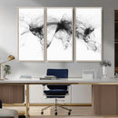 Flight Routes Air Traffic Map Canvas Wall Art - Framed - by MyGreatCanvas | Canvas Wall Art Prints | Photo Prints & Wall Decor