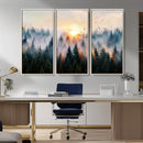 Abstract Forest Wall Art - Serene Nature Canvas Print with by MyGreatCanvas | Canvas Wall Art Prints | Photo Prints & Wall Decor