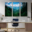 Tropical Jungle Wall Art Canvas Print – Framed Lush Valley by MyGreatCanvas | Canvas Wall Art Prints | Photo Prints & Wall Decor