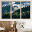 Misty Forest Wall Art Canvas Print – Pine Hills Foggy Trees by MyGreatCanvas | Canvas Wall Art Prints | Photo Prints & Wall Decor