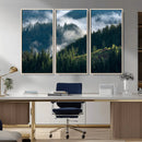 Misty Forest Wall Art Canvas Print, Serene Pine Hills and by MyGreatCanvas | Canvas Wall Art Prints | Photo Prints & Wall Decor