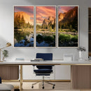 Yosemite Valley Wall Art, El Capitan Sunset Canvas Print, by MyGreatCanvas | Canvas Wall Art Prints | Photo Prints & Wall Decor