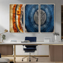 Abstract Tree Rings Wall Art Canvas Print – Modern Wood by MyGreatCanvas | Canvas Wall Art Prints | Photo Prints & Wall Decor