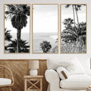 Palm Trees Wall Art Canvas Print – Framed Coastal Ocean