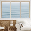 Ocean Waves Wall Art Canvas Print – Framed Solo Surfer Wave