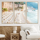 Beach Wall Art Canvas Print – Framed Coastal Seascape Summer