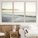 Coastal Cliffs Wall Art Canvas Print – Misty Ocean Seascape