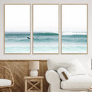 Surfing Wall Art Canvas Print – Framed Ocean Waves