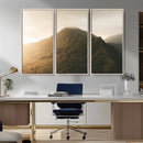 Mountain Wall Art – Framed Sunset Landscape Canvas Artwork, by MyGreatCanvas | Canvas Wall Art Prints | Photo Prints & Wall Decor