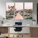 Joshua Tree Wall Art Canvas Print – Framed Desert Road Scene by MyGreatCanvas | Canvas Wall Art Prints | Photo Prints & Wall Decor