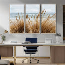 Beach Grass Wall Art – Framed Coastal Dunes Canvas Artwork, by MyGreatCanvas | Canvas Wall Art Prints | Photo Prints & Wall Decor
