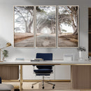 Cypress Tunnel Wall Art – Framed Misty Road Canvas Artwork, by MyGreatCanvas | Canvas Wall Art Prints | Photo Prints & Wall Decor