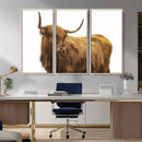 Highland Cow Wall Art Canvas Print – Framed Farmhouse Rustic by MyGreatCanvas | Canvas Wall Art Prints | Photo Prints & Wall Decor