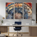 Tree Rings Wall Art Canvas Print – Framed Petrified Wood by MyGreatCanvas | Canvas Wall Art Prints | Photo Prints & Wall Decor