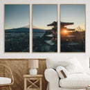 Mount Fuji Wall Art Canvas Print Framed Japan Travel Art by MyGreatCanvas | Canvas Wall Art Prints | Photo Prints & Wall Decor