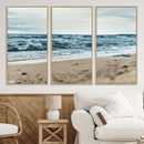 Ocean Wall Art Canvas Print – Moody Coastal Seascape Scene