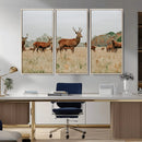 Rustic Deer Wall Art Canvas Print – Autumn Forest Woodland by MyGreatCanvas | Canvas Wall Art Prints | Photo Prints & Wall Decor