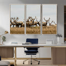 Elk Herd Wall Art Canvas Print – Framed Wildlife Photography by MyGreatCanvas | Canvas Wall Art Prints | Photo Prints & Wall Decor