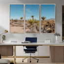 Joshua Tree Wall Art Canvas Print – Framed Desert Landscape