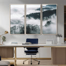 Foggy Forest Landscape Wall Art Canvas Print – Misty by MyGreatCanvas | Canvas Wall Art Prints | Photo Prints & Wall Decor