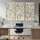 Wild Horse Stampede Wall Art Canvas Print – Monochrome by MyGreatCanvas | Canvas Wall Art Prints | Photo Prints & Wall Decor