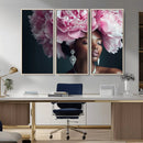 Black Beauty Petal Crown Wall Art Canvas Print – Floral by MyGreatCanvas | Canvas Wall Art Prints | Photo Prints & Wall Decor