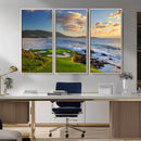Pebble Beach Golf Links Wall Art Canvas Print – Iconic by MyGreatCanvas | Canvas Wall Art Prints | Photo Prints & Wall Decor