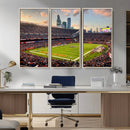Chicago Bears Soldiers Field Wall Art Canvas Print – Framed