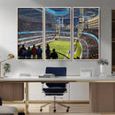 Chicago Dome Stadium Wall Art Canvas Print – Framed Modern