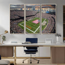 Chicago Bears Soldiers Field Wall Art Canvas Print – Framed